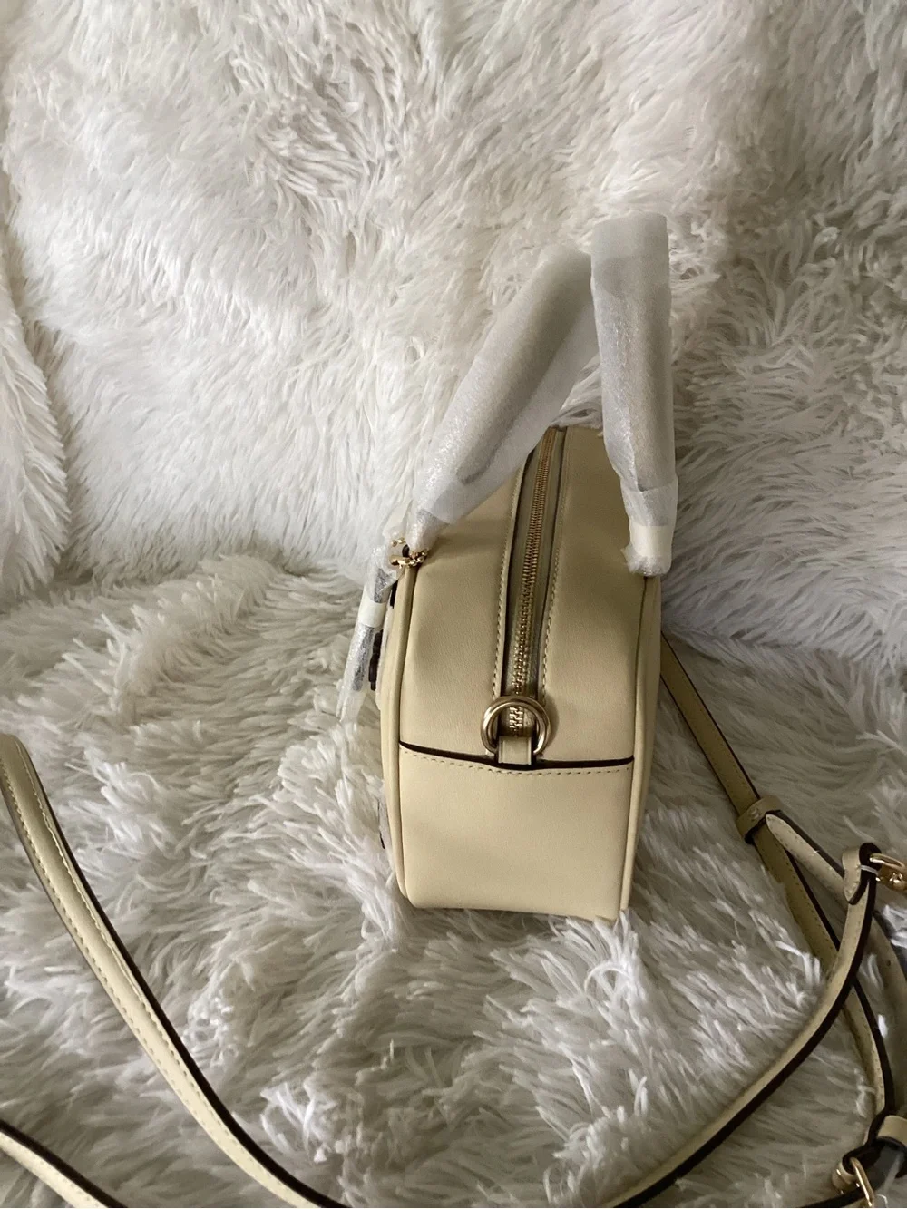 Coach Cream Floral Applique Crossbody